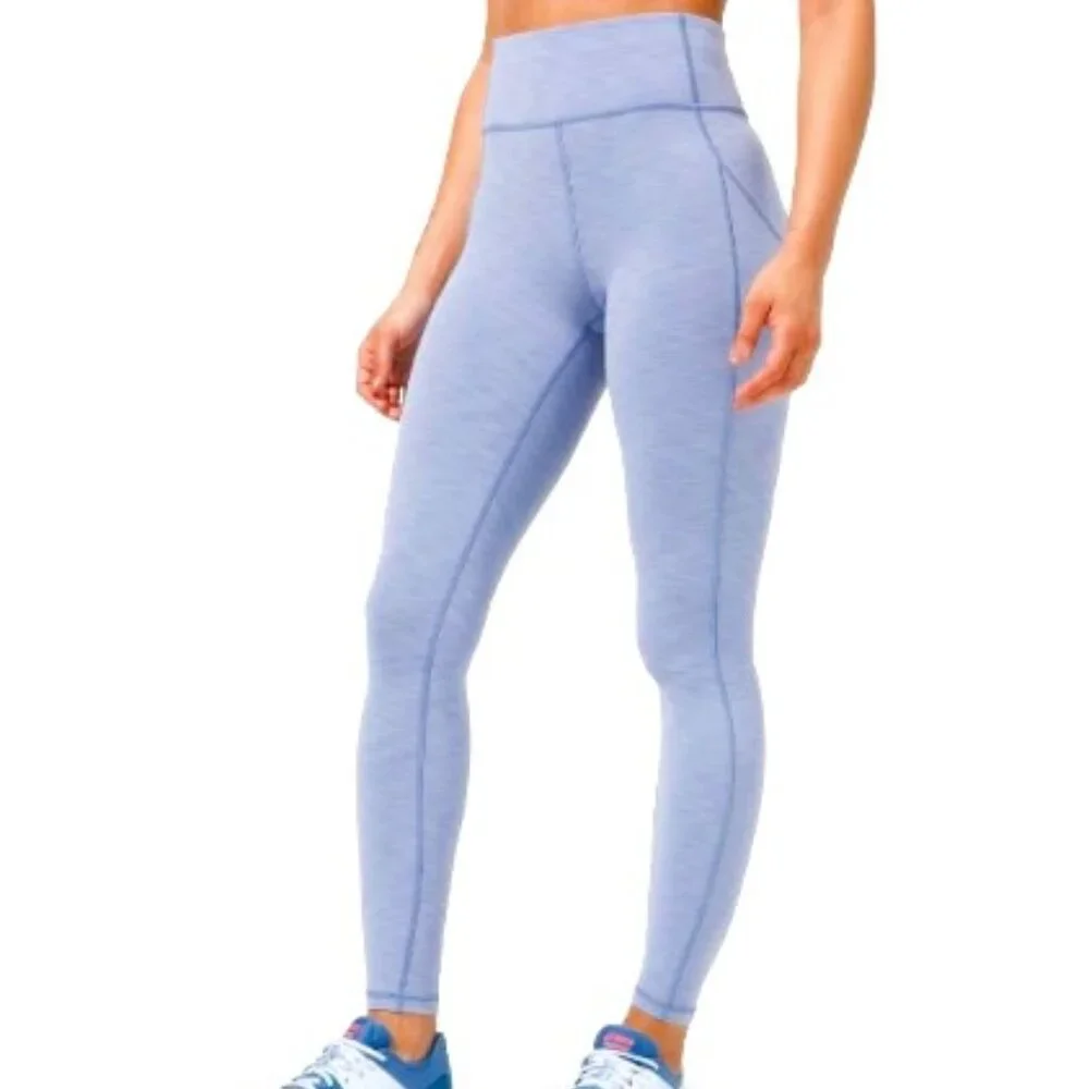 Invigorate High-Rise Tight 28" *Online Only Color: Heathered Water Drop Size4 - Picture 1 of 7